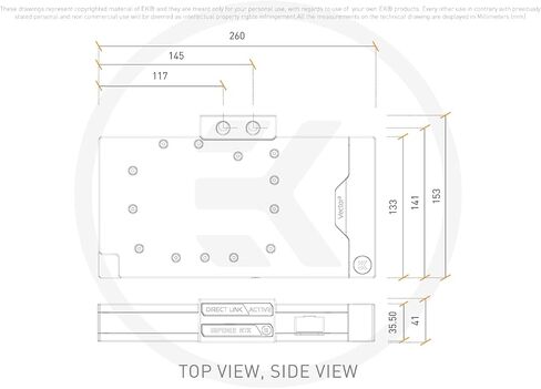 مجموعة EKWB EK-Quantum Vector² Strix/TUF RTX 4090 D-RGB ABP - نيكل + أسيتال in Kuwait