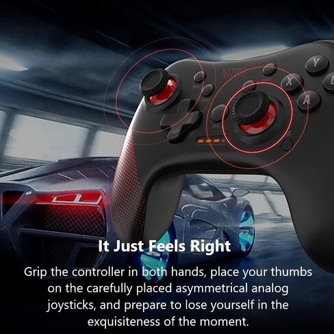 وحدة تحكم الألعاب السلكية Acer Nitro - تتميز بعصا التحكم ولوحة الاتجاه وزر Turbo وأزرار الحركة وأضواء مؤشر LED - متوافقة مع أجهزة Windows وAndroid in Saudi Arabia