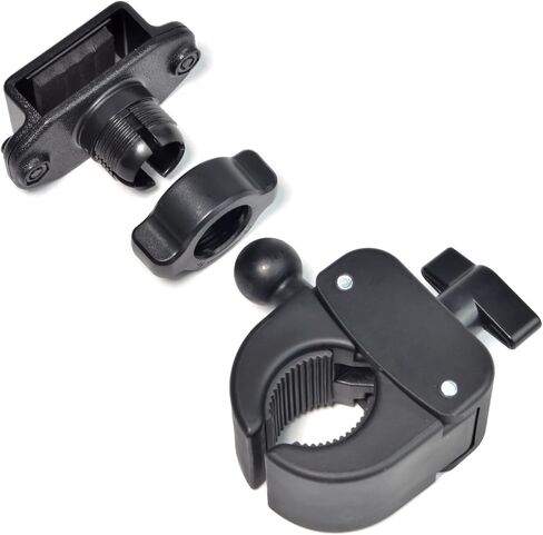 HYSHIKRA Bike Walkie-Talkie Mount، E-Bike Bike Scooter Radio حامل شماعات لـ Baofeng UV5R Motorola Talkabout Kenwood Yaesu Midland CB راديو محمول in Kuwait