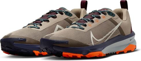 Nike Kiger 9 Men's Trail Running Shoes (DR2693-200, Khaki/Deep Jungle/Safety Orange/Sea Glass) Size 12 in Saudi Arabia