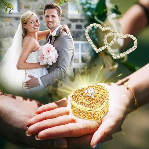 مجموعة عملات الزفاف أراس، 15 قطعة من عملات أراس دي بودا الإسبانية لحفلات الزفاف في صندوق من اللؤلؤ والكريستال على شكل قلب، مجموعة عملات الوحدة، أراس بارا بودا كاتوليكا، إكسسوارات الزفاف المكسيكية للاحتفال in Kuwait