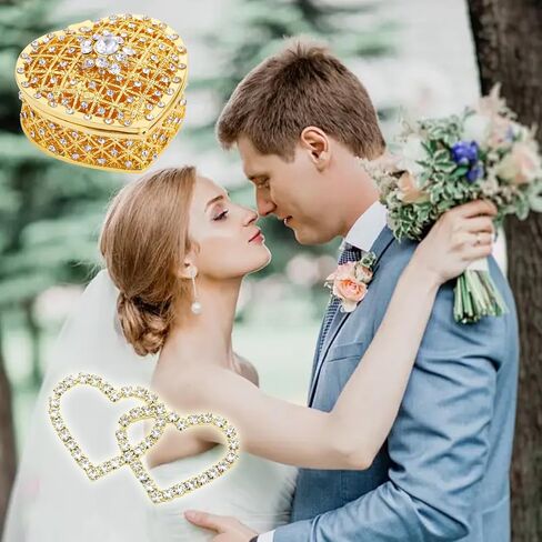 مجموعة عملات الزفاف أراس، 15 قطعة من عملات أراس دي بودا الإسبانية لحفلات الزفاف في صندوق من اللؤلؤ والكريستال على شكل قلب، مجموعة عملات الوحدة، أراس بارا بودا كاتوليكا، إكسسوارات الزفاف المكسيكية للاحتفال in Kuwait