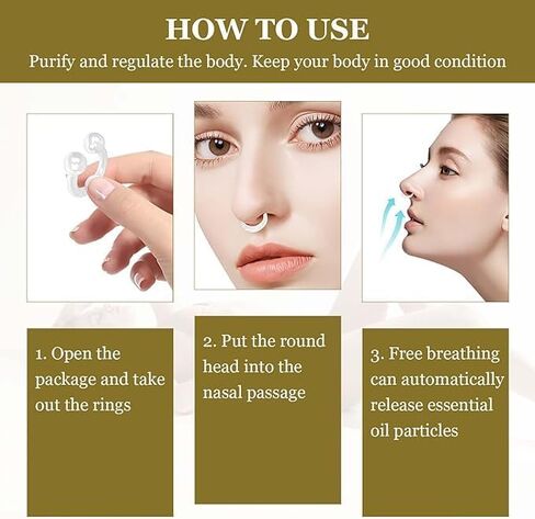 (4 أكياس/28 قطعة) حلقة الأنف للتصريف اللمفاوي لسم النحل، يمكنها تسريع معدل الأيض الأساسي وحيوية النحل in Kuwait