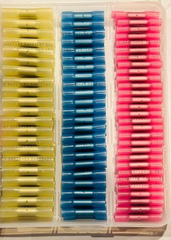 475pc Butt Connector Set - Ring Spade Quick Disconnect Crimp Terminal Kit Waterproof Marine Butt Connector in Saudi Arabia