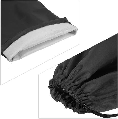 PATIKIL Badminton Racquet Cover Bag Waterproof Oxford Badminton Racket Pouch with Zipper Pocket Drawstring Shoulder Strap Lightweight in Saudi Arabia