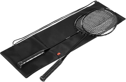 PATIKIL Badminton Racquet Cover Bag Waterproof Oxford Badminton Racket Pouch with Zipper Pocket Drawstring Shoulder Strap Lightweight in Saudi Arabia