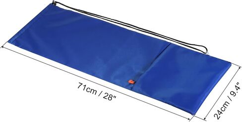 PATIKIL Badminton Racquet Cover Bag Waterproof Oxford Badminton Racket Pouch with Zipper Pocket Drawstring Shoulder Strap Lightweight in Saudi Arabia