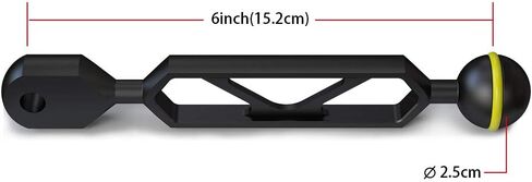 ذراع كروي من الألومنيوم من LIANQIAN للإضاءة تحت الماء، معدات الغوص الأساسية ونظام الإضاءة لمعدات التصوير الفوتوغرافي تحت الماء (AM-22) in Kuwait