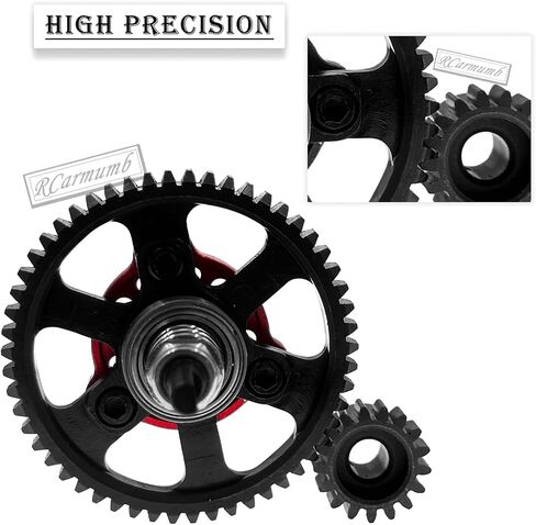 54T Spur Gear Upgrades Part for Slash Stampede Rustler 4X4（VXL）, Hardened Steel Slipper Clutch Eliminator 54T Spur Gear with Pinions Gears Set(15T 17T 19T) RC Upgrades,#6878,Navy Blue in Saudi Arabia