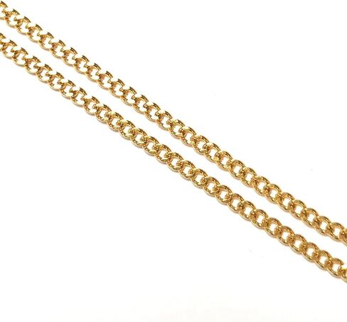 XL سوار الكاحل سلسلة 18 كيلو مطلية بالذهب الفولاذ المقاوم للصدأ مريحة وصلة مسطحة خلخال هدية محاصر حجم كبير 12 بوصة in Saudi Arabia