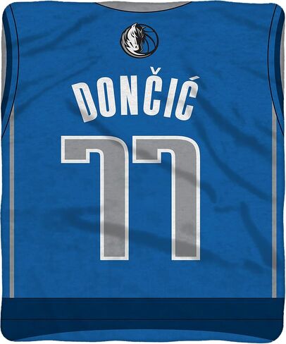 Sleep Squad Dallas Maviercks Luka Dončić 60" x 80" Rachel Plush Blanket – A NBA Throw in Saudi Arabia