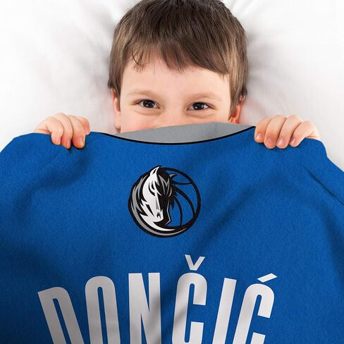 Sleep Squad Dallas Maviercks Luka Dončić 60" x 80" Rachel Plush Blanket – A NBA Throw in Saudi Arabia