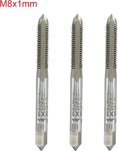 3 قطع من Unlorspy M6 X 1.0 مم صنبور خيط متري، صنبور خيط فلوت مستقيم من الفولاذ عالي السرعة للإصلاح in Saudi Arabia