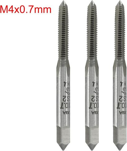 3 قطع من Unlorspy M6 X 1.0 مم صنبور خيط متري، صنبور خيط فلوت مستقيم من الفولاذ عالي السرعة للإصلاح in Saudi Arabia