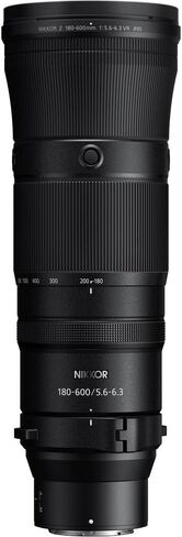 عدسة Nikon NIKKOR Z مقاس 180-600 مم وببؤرة f/5.6-6.3 VR (Nikon Z) (20117) + محول FTZ II + بطاقة ذاكرة سعة 64 جيجابايت + حقيبة ظهر + Monopod + قارئ بطاقات + برنامج Corel Photo + مجموعة مرشح + محفظة ذاكرة + المزيد in Saudi Arabia