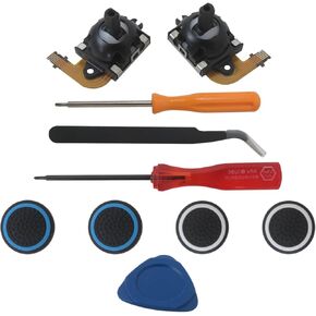 New 2Pcs Joystick Replacement Kit with Opening Tool, Compatible for The PlayStation Porta J oystick/PSVR 2 Controller J-oystick (Left & Right) in Saudi Arabia