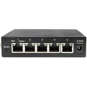 5-Port Unmanaged Compact Gigabit Switch (Black, Metal Case, RJ45 Interface) for Desktop, Gaming console, Printer, Laptop in Saudi Arabia