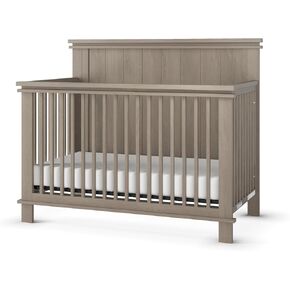 سرير أطفال قابل للتحويل 4 في 1 من تشايلد كرافت دينمان، سرير أطفال يتحول إلى سرير نهاري، سرير طفل صغير وسرير كامل الحجم، 3 أوضاع مرتبة قابلة للتعديل، غير سامة، لمسة نهائية آمنة للأطفال (رمادي منتصف الليل) in Kuwait