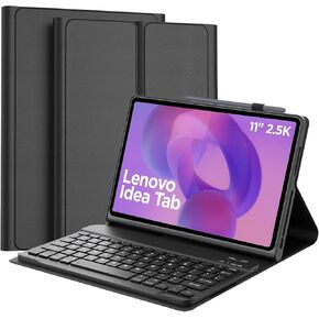 حافظة لوحة مفاتيح قابلة للفصل لجهاز Lenovo Idea Tab 11 بوصة 2025 (TB336FU/TB336ZU)، حافظة لوحة مفاتيح مغناطيسية لجهاز Lenovo Idea Tab 11 بوصة 2025 مع حامل قلم، 3 زوايا للتعديل، أسود in Kuwait