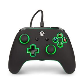 وحدة التحكم السلكية المضيئة المحسنة PowerA Spectra لأجهزة Xbox One، لوحة الألعاب، وحدة تحكم ألعاب الفيديو السلكية، وحدة تحكم الألعاب، Xbox One، تعمل مع Xbox Series X|S in Kuwait