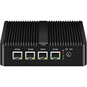جهاز كمبيوتر صغير بدون مروحة N2840 مع 4 * i210 1000Mbs LAN، 2 * USB3.0، HDMI، 1 * VGA، كمبيوتر مكتبي صغير يدعم شبكة WiFi مزدوجة النطاق للأعمال الصناعية، بدون ذاكرة وصول عشوائي (RAM) ولا SSD (8 جيجابايت من ذاكرة الوصول العشوائي 128 جيجابايت SSD) in Kuwait