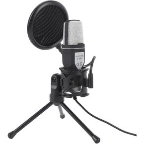 EBTOOLS Gaming Microphone, USB Condenser Mic with RGB Lighting and Pop Filter, for PC Computer Streaming Podcast Recording Video Calls in Kuwait