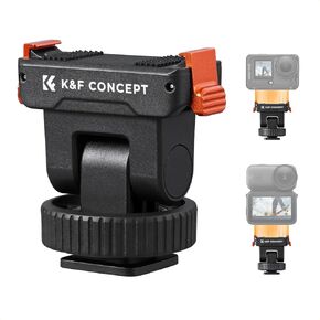 حامل حذاء بارد من K&F CONCEPT متوافق مع DJI Osmo Nano/Osmo Action 6، حامل تثبيت سريع مغناطيسي لكاميرا الحركة، محول ثلاثي القوائم موصل كاميرا الحذاء الساخن مع فتحة لولبية 1/4 بوصة in Kuwait