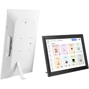 إطار صور رقمي Gugxiom مقاس 15.6 بوصة واي فاي، إطار صورة سحابي ذكي بشاشة لمس 1080 بكسل FHD IPS مع مساحة تخزين 32 جيجابايت، تدوير تلقائي، مشاركة فورية لصور الفيديو عبر التطبيق (قابس الولايات المتحدة) in Kuwait