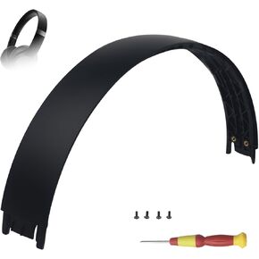 قطع غيار عصابة الرأس Solo4 متوافقة مع سماعات Beats Solo 4، مجموعة إصلاح أجزاء إكسسوارات عصابة الرأس البديلة Solo4 (أسود غير لامع) in Kuwait