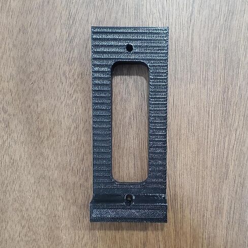 Vinyl Siding Mounting Bracket Compatible with Ring Wired Doorbell Pro (Ring Pro 2) 3D Printed (4" Standard Vinyl Siding Only) in Saudi Arabia