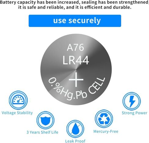 DATB 10 حزمة LR44 SR44 303 A67 AG13 357 بطارية مع طاقة طويلة الأمد 1.5 فولت بطاريات خلوية قلوية in Kuwait