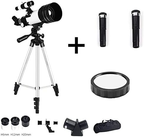 Entry-Level Astronomical Telescope for Children Reflector Telescope for Beginners Hd Optical Lens Portable Travel Telescope with Backpack and Tripod (Color : Package 4)(Package 2) in Saudi Arabia