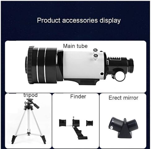 Entry-Level Astronomical Telescope for Children Reflector Telescope for Beginners Hd Optical Lens Portable Travel Telescope with Backpack and Tripod (Color : Package 4)(Package 2) in Saudi Arabia