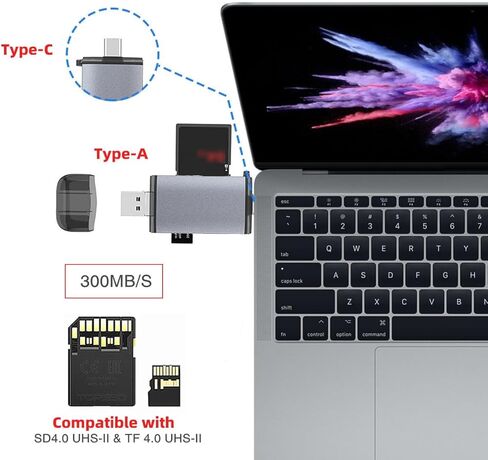CY USB 3.0 إلى UHS-III UHS-II SD4.0 TF Micro-SD قارئ بطاقات كاتب للكاميرا والكمبيوتر المحمول والكمبيوتر اللوحي والهاتف والكاميرا in Kuwait