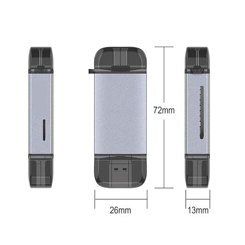 قارئ بطاقات NFHK USB 3.0 إلى UHS-III UHS-II SD4.0 TF Micro-SD للكاميرا والكمبيوتر المحمول والكمبيوتر اللوحي والهاتف والكاميرا in Saudi Arabia
