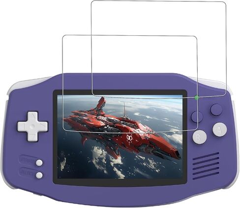 [2 Pack] Screen Protector for RG34XX Retro Handheld Game Consoles 3.4 Inch Tempered Glass Film, Screen Protector for RG34XX Handheld Gaming Anti-Scratch & Sensitive & 9H Hardness in Kuwait