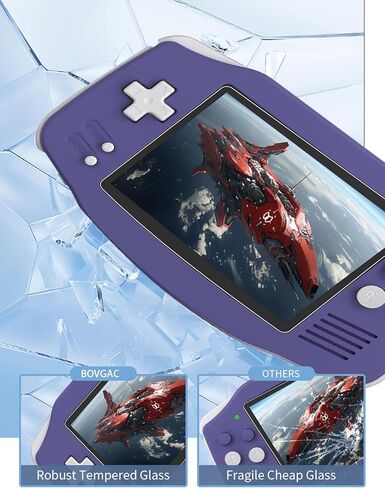 [2 Pack] Screen Protector for RG34XX Retro Handheld Game Consoles 3.4 Inch Tempered Glass Film, Screen Protector for RG34XX Handheld Gaming Anti-Scratch & Sensitive & 9H Hardness in Kuwait