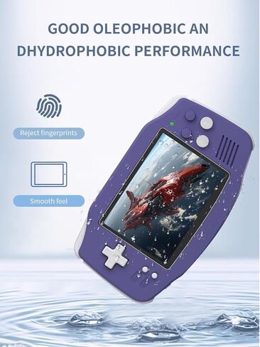 [2 Pack] Screen Protector for RG34XX Retro Handheld Game Consoles 3.4 Inch Tempered Glass Film, Screen Protector for RG34XX Handheld Gaming Anti-Scratch & Sensitive & 9H Hardness in Kuwait