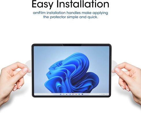 amFilm (2 Pack) Tempered Glass Screen Protector Compatible with Microsoft Surface Pro 11 2024/Surface Pro 10/Surface Pro9 (2022)/Surface Pro8 (2021) and Surface Pro X[13 inch],Support Surface Pen in Saudi Arabia