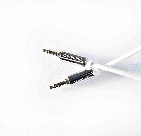 OMNIHIL 30 Feet Auxillary AUX Cable Compatible with Rybozen Portable Cassette Player in Saudi Arabia