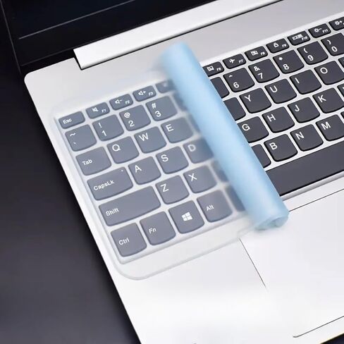 Soft Silicone Keyboard Film – 2PCS Universal for 15-17 Inches Laptop Protection - Blue in Saudi Arabia