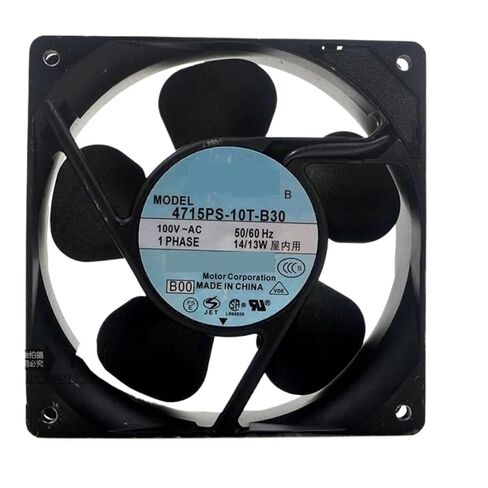for 4715PS-10T-B30 AC 100V 50/60Hz 14/13W 2700/3200RPM 12cm 12038 120x120x38mm Cooling Fan in Saudi Arabia