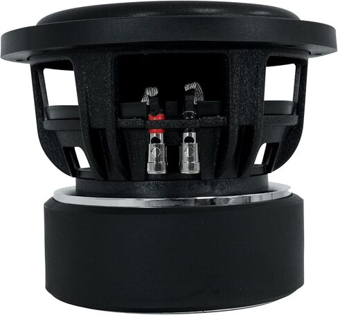 Rockville Punisher 8D2 8" 3000-Watt Peak / 750-Watt RMS Dual 2-Ohm Competition Car Subwoofers, Cast Aluminum Basket, 2.5 in Black Aluminum Voice Coil, SPL Builds & Custom Installs, 2-Piece in Saudi Arabia