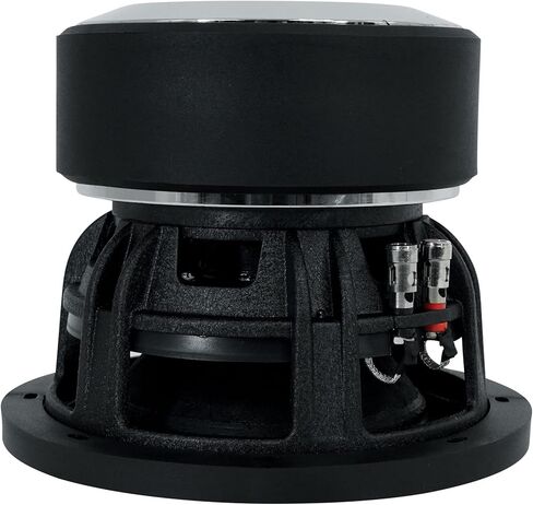 Rockville Punisher 8D2 8" 3000-Watt Peak / 750-Watt RMS Dual 2-Ohm Competition Car Subwoofers, Cast Aluminum Basket, 2.5 in Black Aluminum Voice Coil, SPL Builds & Custom Installs, 2-Piece in Saudi Arabia