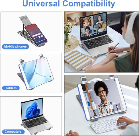 حامل محطة إرساء الكمبيوتر المحمول 8 في 1 USB C، محور USB C مع HDMI 4K، 2 USB 3.0، PD 100W، حامل تبريد كمبيوتر متعدد المنافذ، محطة إرساء محمولة لأجهزة MacBook/Air/Dell/Hp/Surface/Lenovo in Kuwait