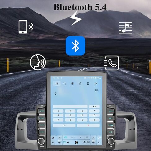 راديو سيارة Android 15 مقاس 9.7 بوصات متوافق مع Toyota Corolla 2003-2008 (إصدار غير J.B.L)، CarPlay/Android Auto، 2G+64G، GPS، Bluetooth 5.1، دعم التحكم في عجلة القيادة وكاميرا احتياطية in Kuwait