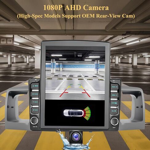 راديو سيارة Android 15 مقاس 9.7 بوصات متوافق مع Toyota Corolla 2003-2008 (إصدار غير J.B.L)، CarPlay/Android Auto، 2G+64G، GPS، Bluetooth 5.1، دعم التحكم في عجلة القيادة وكاميرا احتياطية in Kuwait