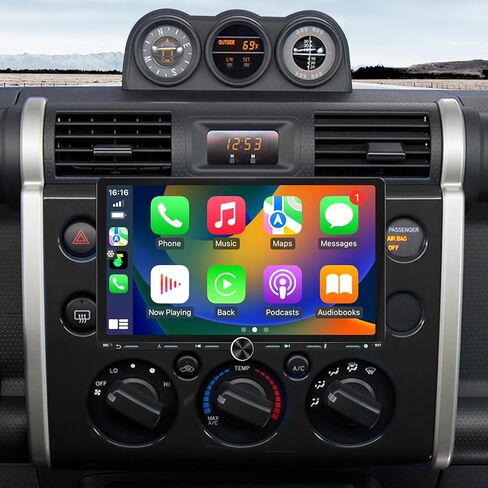 راديو ستيريو للسيارة 8 Core لسيارة Toyota FJ Cruiser 2006-2020 Android 14 10.1 بوصة شاشة تعمل باللمس CarPlay لاسلكي ودعم تلقائي لنظام تحديد المواقع العالمي (GPS) بلوتوث 4G WiFi DSP SWC FM/AM راديو يدعم JBL in Kuwait
