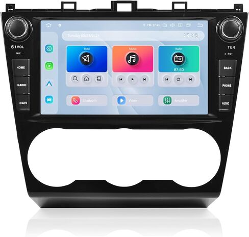 وحدة رأس ستيريو للسيارة Dasaita 8GB+256GB لسيارة Subaru Forester 2015-2018 WRX 2016-2021، CarPlay Android Auto، Android 13 GPS Navigation، شاشة QLED 8 بوصة، مقابض/أزرار/تحكم صوتي، التوصيل والتشغيل in Saudi Arabia