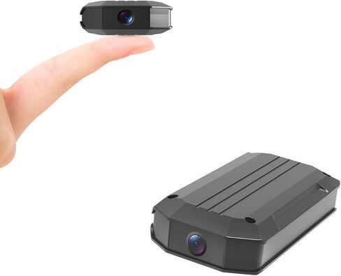 كاميرا مراقبة خلوية 4K Mini Goose-Neck 4G LTE لاسلكية مع بطاقة SIM، حامل مغناطيسي، عمر بطارية طويل 60 يومًا، لا تتطلب WiFi، رؤية ليلية ملونة، كشف الحركة AI (W-07) in Kuwait